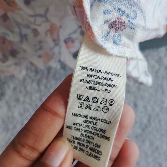 Free People Floral Kimono Sleeve Dress - Picture 6 of 6